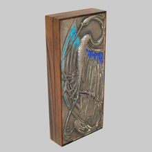 Load image into Gallery viewer, Ottaviani Silver and Enamel wooden Box with Bird Design