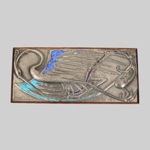 Load image into Gallery viewer, Ottaviani Silver and Enamel wooden Box with Bird Design