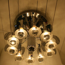 Load image into Gallery viewer, Flash mount ceiling light by Gaetano Sciolari, 1970s