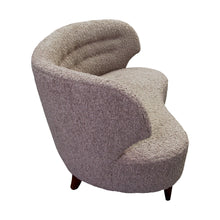 Load image into Gallery viewer, 1940s Finnish Curved Sofa with Buttoned Backrest by Carl-Johan Boman