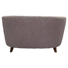 Load image into Gallery viewer, 1940s Finnish Curved Sofa with Buttoned Backrest by Carl-Johan Boman