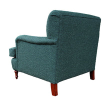 Load image into Gallery viewer, Mid-century Pair of Large Swedish Armchairs Newly Upholstered In a Green Fabric