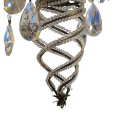 Load image into Gallery viewer, 1960s Pair of Banci Of Florence Floral Crystal Chandelier, Italian