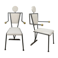 Load image into Gallery viewer, 1980S Pair of Structural Occasional “Human Chairs”, French