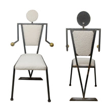 Load image into Gallery viewer, 1980S Pair of Structural Occasional “Human Chairs”, French