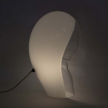 Load image into Gallery viewer, Vistosi design clear and white glass table lamp