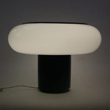 Load image into Gallery viewer, Black and white table lamp by Stilnovo
