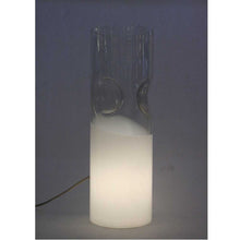 Load image into Gallery viewer, Clear and White sommerso Vistosi table lamp
