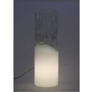 Clear and White sommerso Vistosi table lamp