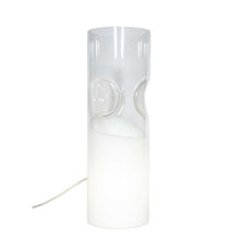 Load image into Gallery viewer, Clear and White sommerso Vistosi table lamp
