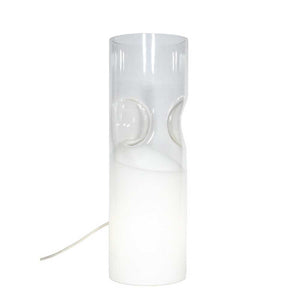 Clear and White sommerso Vistosi table lamp