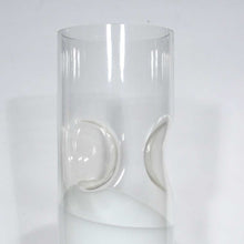 Load image into Gallery viewer, Clear and White sommerso Vistosi table lamp
