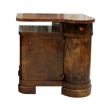 Load image into Gallery viewer, 1930s Pair of Art Deco Walnut Veneers Bedside Table/Nightstands,  French