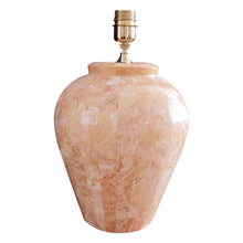 Load image into Gallery viewer, 1970s Pair of Pink Tessellated Marble Table Lamps, Italian