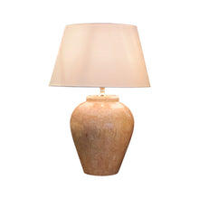 Load image into Gallery viewer, 1970s Pair of Pink Tessellated Marble Table Lamps, Italian