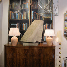 Load image into Gallery viewer, 1970s Pair of Pink Tessellated Marble Table Lamps, Italian