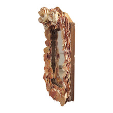 Load image into Gallery viewer, Mid-Century Scallop Shell Mirror on Antique Frame – Coastal Elegance, French