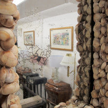 Load image into Gallery viewer, Mid-Century French Handcrafted Clam Seashell Mirror