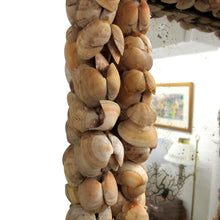 Load image into Gallery viewer, Mid-Century French Handcrafted Clam Seashell Mirror