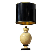 Load image into Gallery viewer, 1970s Large Pair of Tessellated Bulbous Table Lamps by Maison Delisle, French