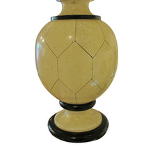 Load image into Gallery viewer, 1970s Large Pair of Tessellated Bulbous Table Lamps by Maison Delisle, French