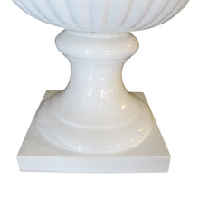 Load image into Gallery viewer, 1950s Italian Made Oversized Ornamental White Glazed Urn by Tomaso Barbi