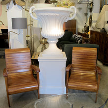 Load image into Gallery viewer, 1950s Italian Made Oversized Ornamental White Glazed Urn by Tomaso Barbi