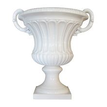 Load image into Gallery viewer, 1950s Italian Made Oversized Ornamental White Glazed Urn by Tomaso Barbi