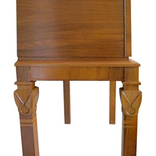 Load image into Gallery viewer, 1930s Swedish Cabinet with Harness Racing Horses Marquetry, attributed to Erik Mattson