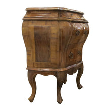 Load image into Gallery viewer, 1930s Pair of Italian Bow fronted Bombe Side Tables – Nightstands