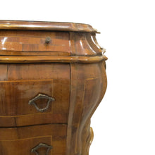 Load image into Gallery viewer, 1930s Pair of Italian Bow fronted Bombe Side Tables – Nightstands