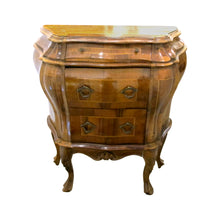 Load image into Gallery viewer, 1930s Pair of Italian Bow fronted Bombe Side Tables – Nightstands