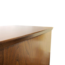 Load image into Gallery viewer, 1940s Elegant Swedish Ash Veneer Cabinet with Carved Frieze and Ample Storage