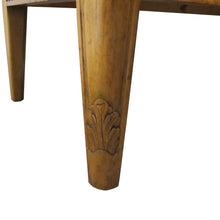 Load image into Gallery viewer, 1940s Elegant Swedish Ash Veneer Cabinet with Carved Frieze and Ample Storage