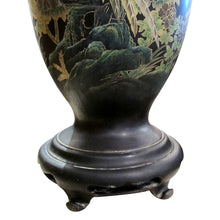 Load image into Gallery viewer, Mid-Century Pair of Oversized Papier Maché Chinese Vases