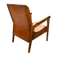 Load image into Gallery viewer, Mid-Century Pair of Wood-Slatted Curved Chair, Italian