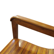 Load image into Gallery viewer, Mid-Century Pair of Wood-Slatted Curved Chair, Italian