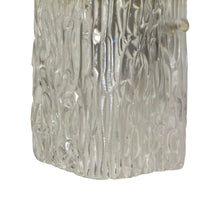 Load image into Gallery viewer, 1960s German Ice Glass Pair of Large Rectangular Wall Lights by Kalmar