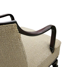 Load image into Gallery viewer, 1930s/40s Pair of Swedish Armchairs Newly Upholstered in a Bouclé Fabric