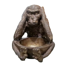Load image into Gallery viewer, Three Wise Monkeys Bronze Sculptures “See No Evil, Hear No Evil, Speak No Evil”, Mid-Century, English