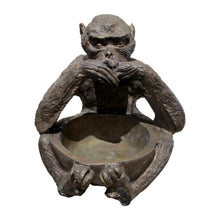 Load image into Gallery viewer, Three Wise Monkeys Bronze Sculptures “See No Evil, Hear No Evil, Speak No Evil”, Mid-Century, English