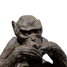 Load image into Gallery viewer, Three Wise Monkeys Bronze Sculptures “See No Evil, Hear No Evil, Speak No Evil”, Mid-Century, English