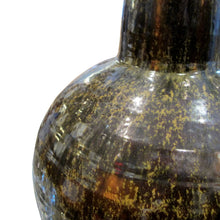 Load image into Gallery viewer, Mid-Century Modern Pair of Large Ceramic Table with Brown Glaze, Spanish