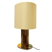 Load image into Gallery viewer, Mid-century Large Pair of Tables Lamps with Oval Lampshades, Italian