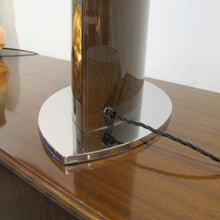 Load image into Gallery viewer, Mid-century Large Pair of Tables Lamps with Oval Lampshades, Italian