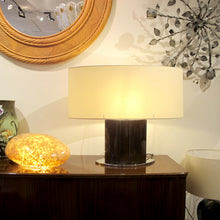Load image into Gallery viewer, Mid-century Large Pair of Tables Lamps with Oval Lampshades, Italian