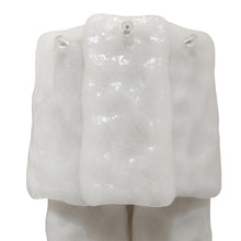 Load image into Gallery viewer, 1960s Pair of Frosted Ice Glass Two Tier Wall lights by J. T. Kalmar, Austrian