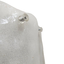 Load image into Gallery viewer, 1960s Pair of Frosted Ice Glass Two Tier Wall lights by J. T. Kalmar, Austrian