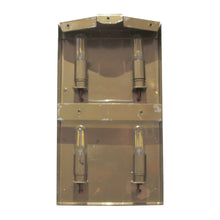 Load image into Gallery viewer, 1960s Pair of Frosted Ice Glass Two Tier Wall lights by J. T. Kalmar, Austrian