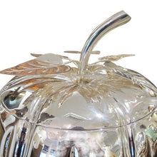 Load image into Gallery viewer, Mid-Century Oversized Silver-Plated Apple Ice Bucket, Italian